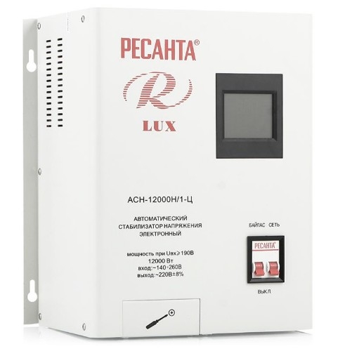 Стабилизатор напряжения Ресанта Lux АСН-12000 Н/1-Ц