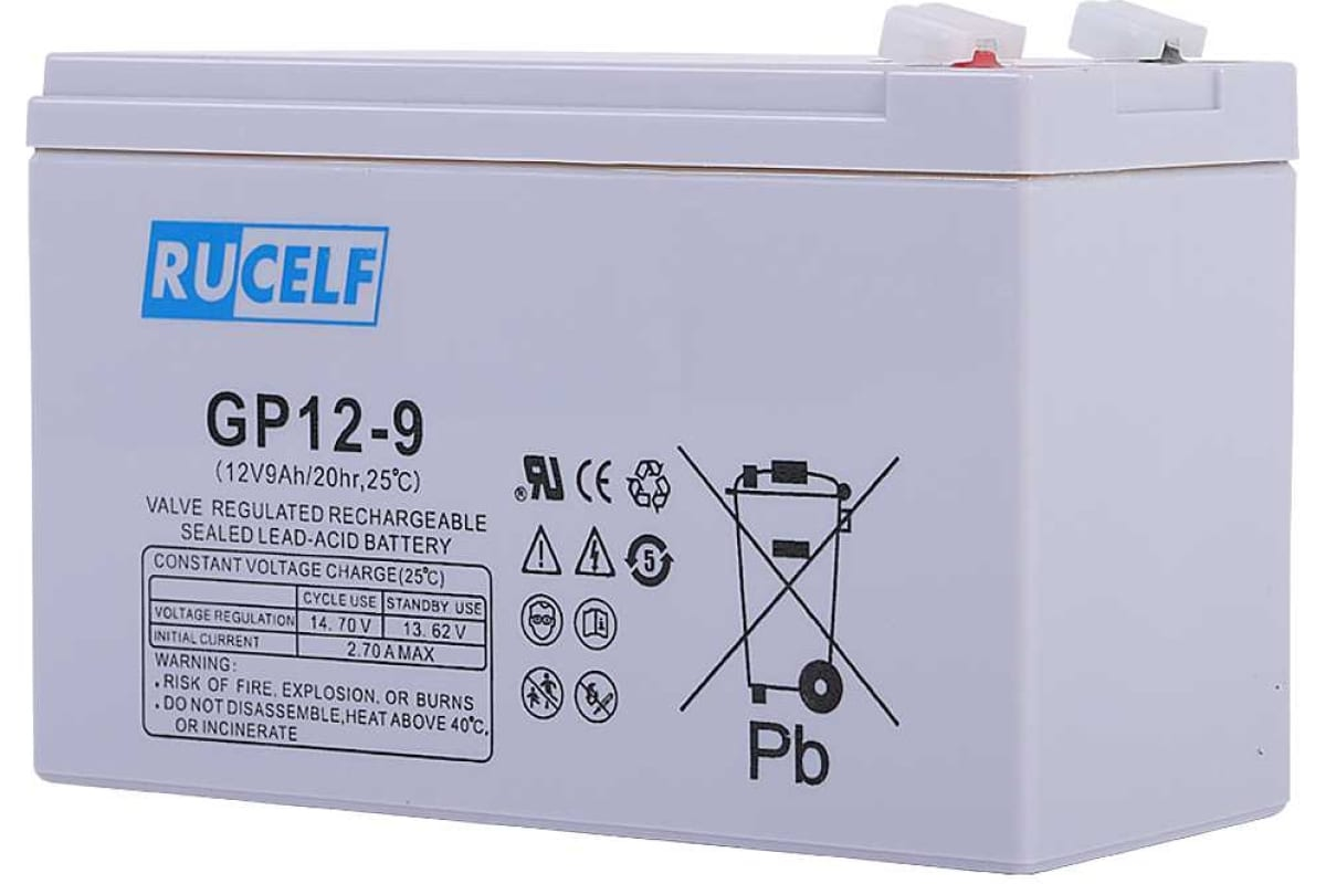 Аккумуляторная батарея RUCELF GP12-9
